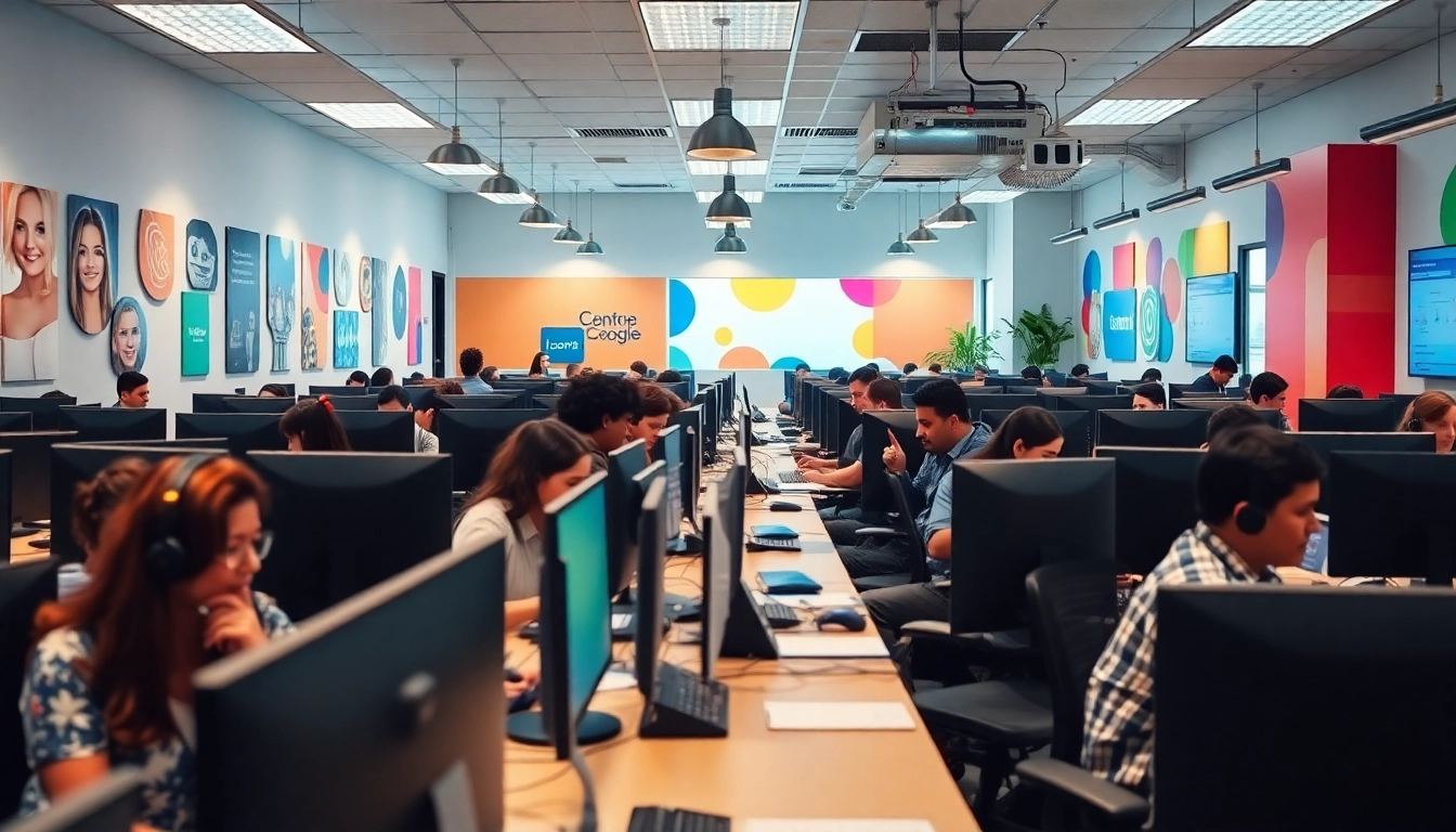 Engaged agents working at call centers in Tijuana, Mexico, showcasing their professional environment and dynamic work.