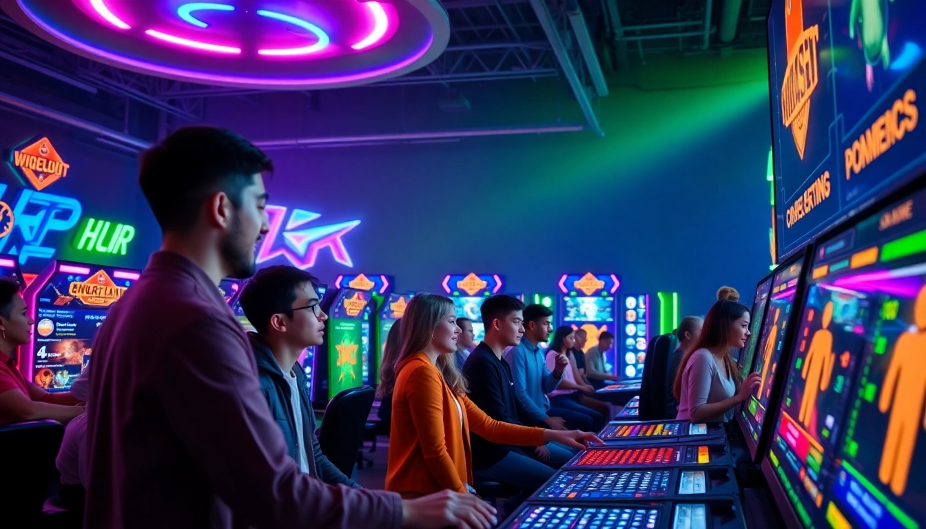 Engage with color prediction games on ok win, showcasing vibrant graphics and enthusiastic players.