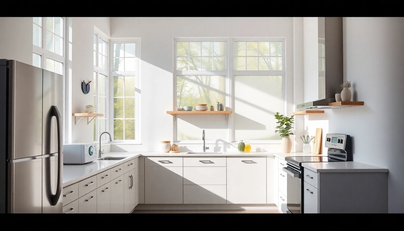Explore affordable kitchen appliances in a bright, modern kitchen setting with stainless steel finishes.