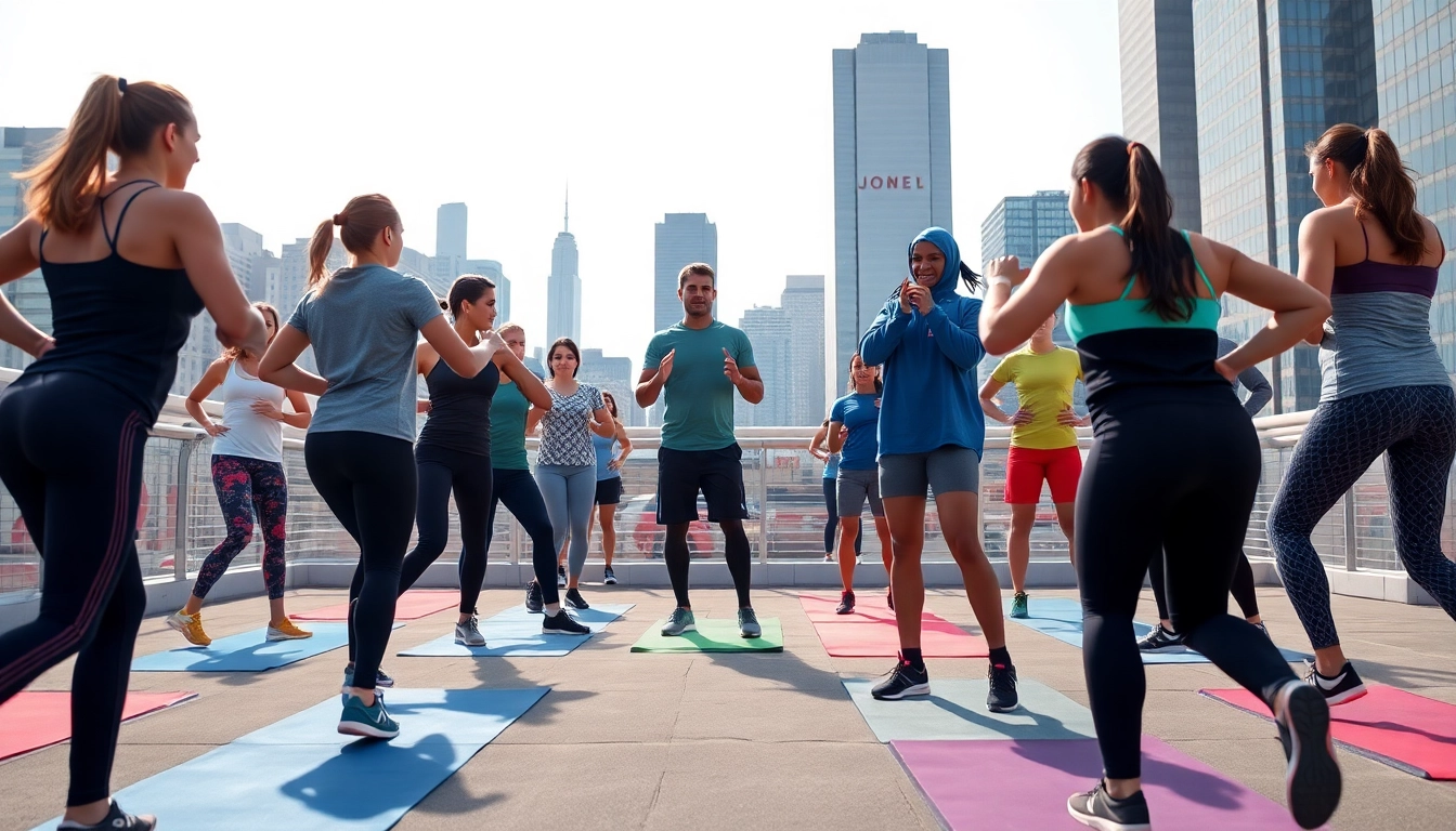 Semi Personal Training in Jersey City promotes fitness and teamwork among diverse individuals.