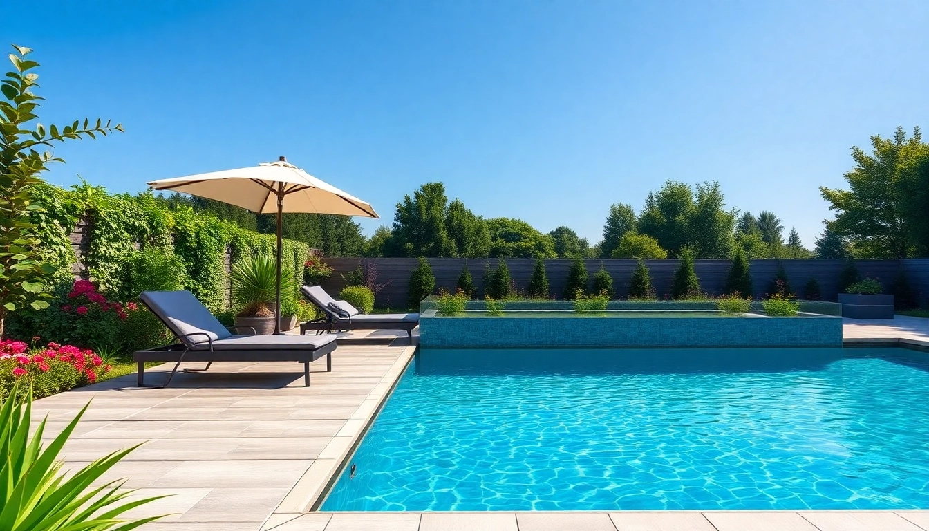 Bring your vision to life as you build your own pool surrounded by lush greenery and modern design.