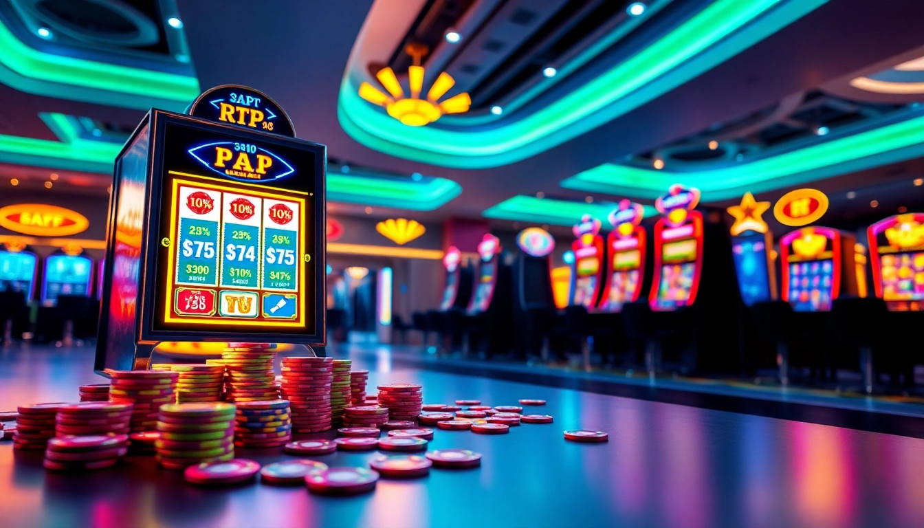 Memenangkan permainan dengan tingkat RTP batman138 yang tinggi, dikelilingi chip dan token slot berwarna-warni.