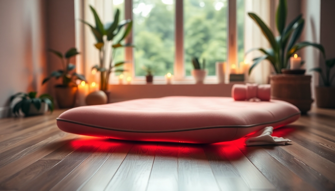 Enhance relaxation with the best red light therapymat in a tranquil spa setting.