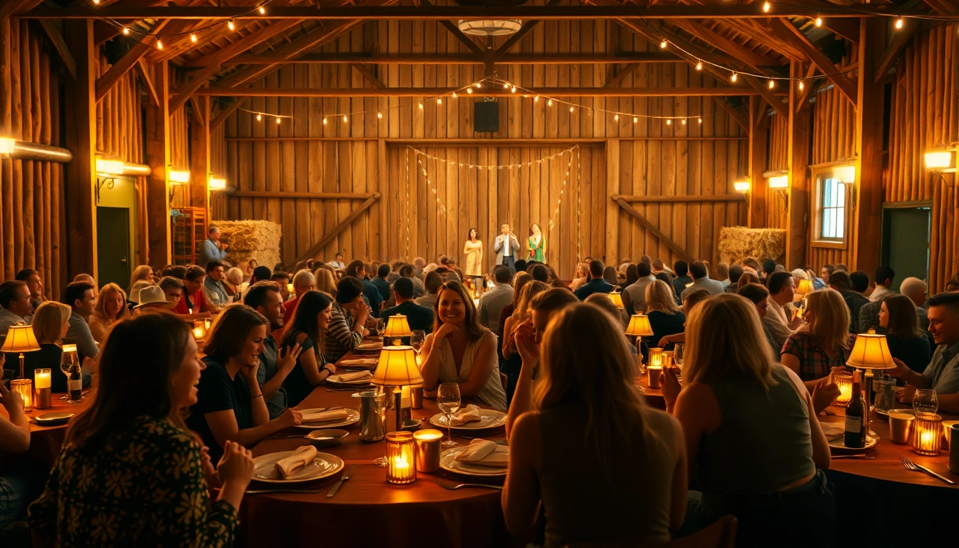 Enjoy the barn dinner theater 2024 schedule with lively performances and a cozy atmosphere.