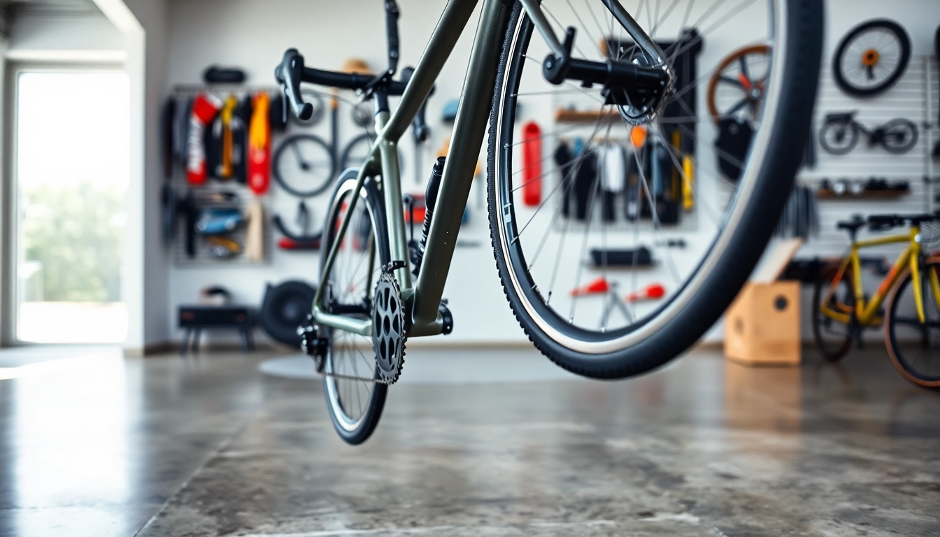 Securely hanging a bicycle wall hanger for efficient bike storage and organization.